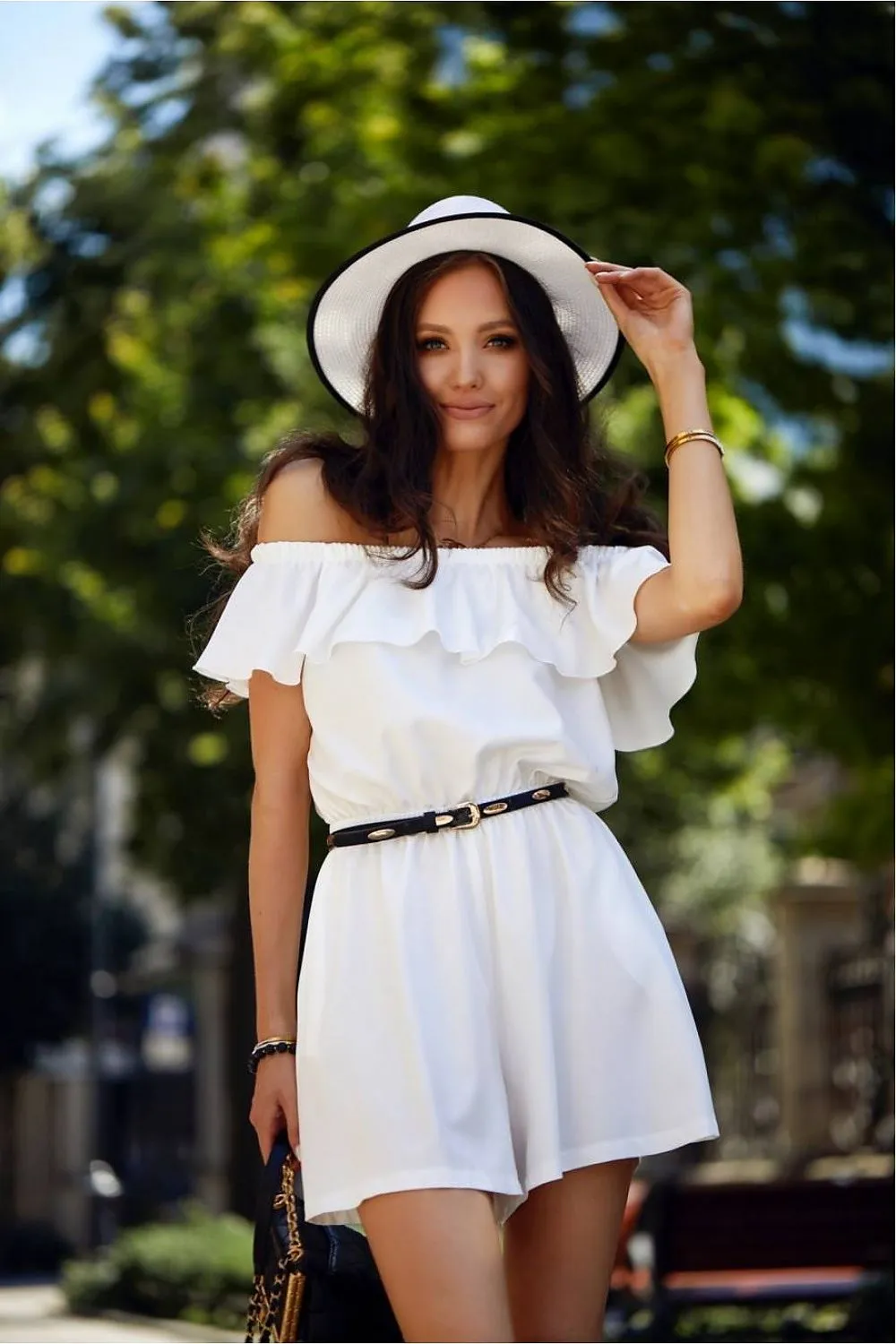 Spanish Ruffle Neck Jumpsuit