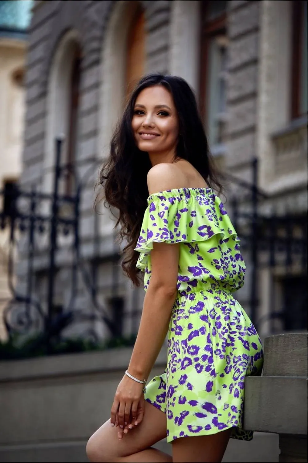 Spanish Ruffle Neck Jumpsuit