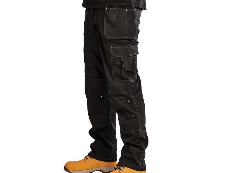 Stanley Clothing Iowa Holster Trousers Black Waist 40in Leg 31in
