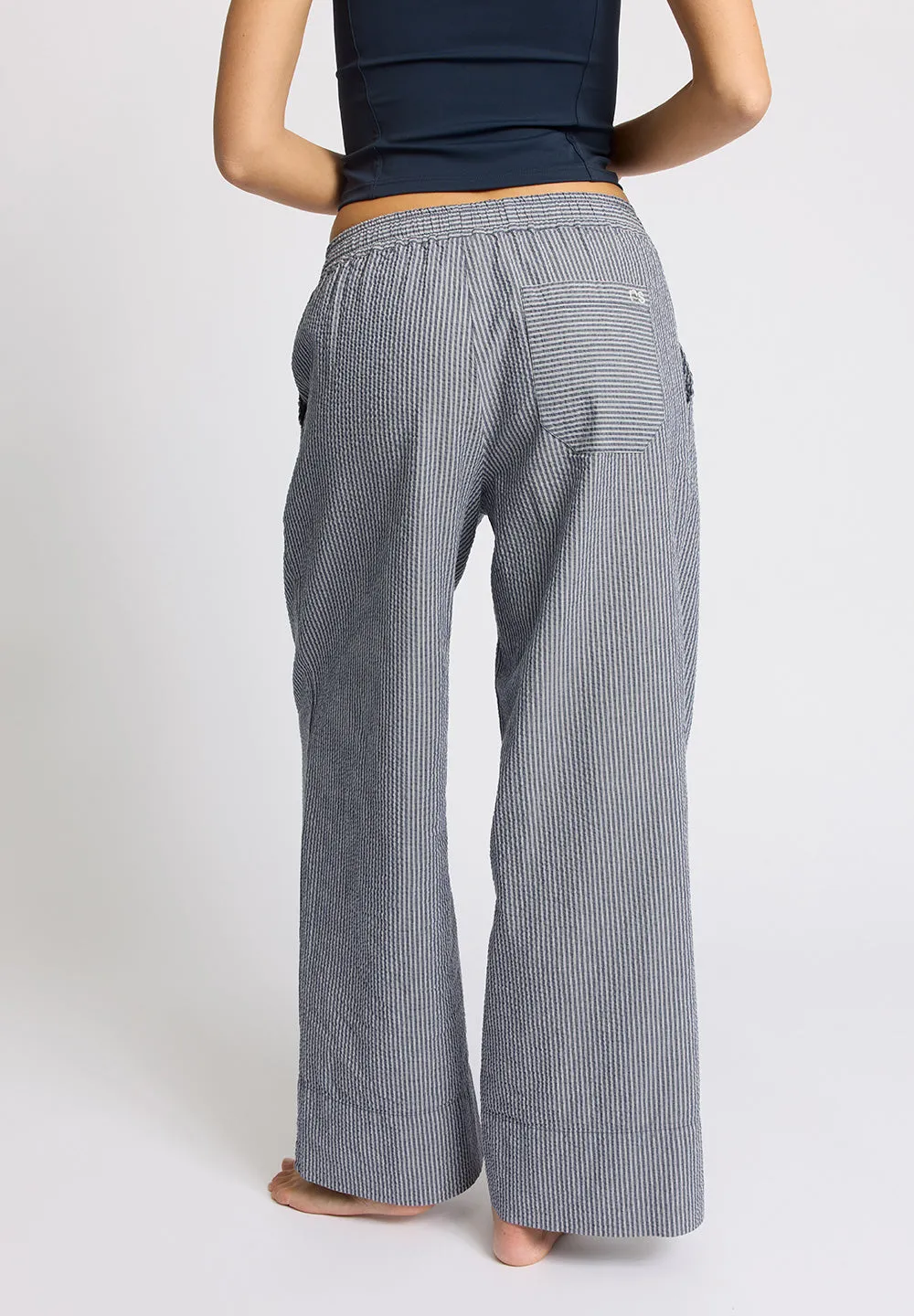 Striped pants PJ - blue stripe