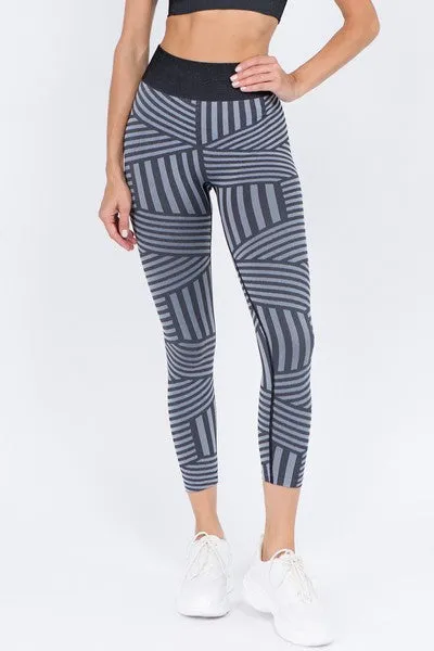 Striped Sports Set - Black