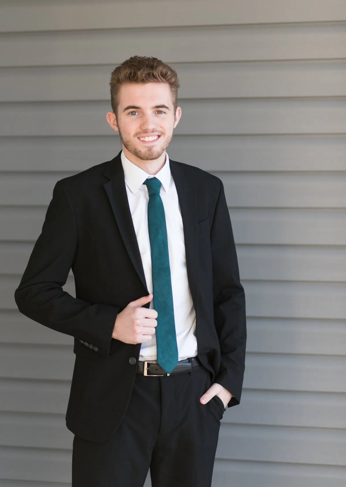 Suede Skinny Ties 10 Colors