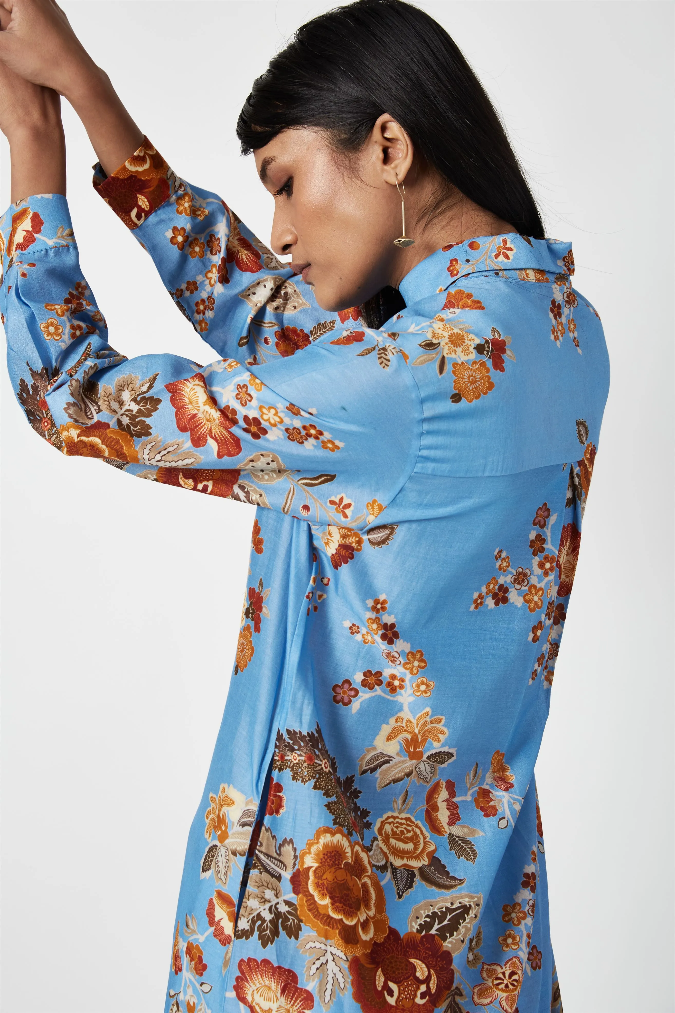 Summer Kurta Set Cupro Cotton Andini Printed-Fashion Edit Java 3-9JV-126B-Payal Pratap