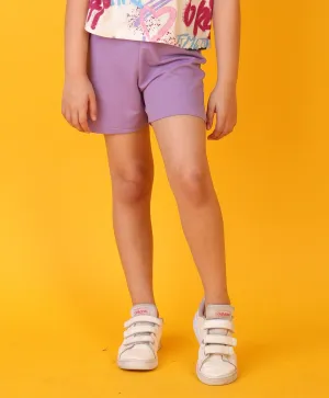 SUMMER PRETTY PURPLE GIRLS SHORTS - PURPLE