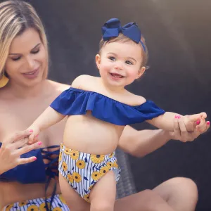 Sun Flower Baby Swimsuit *Child* Blue