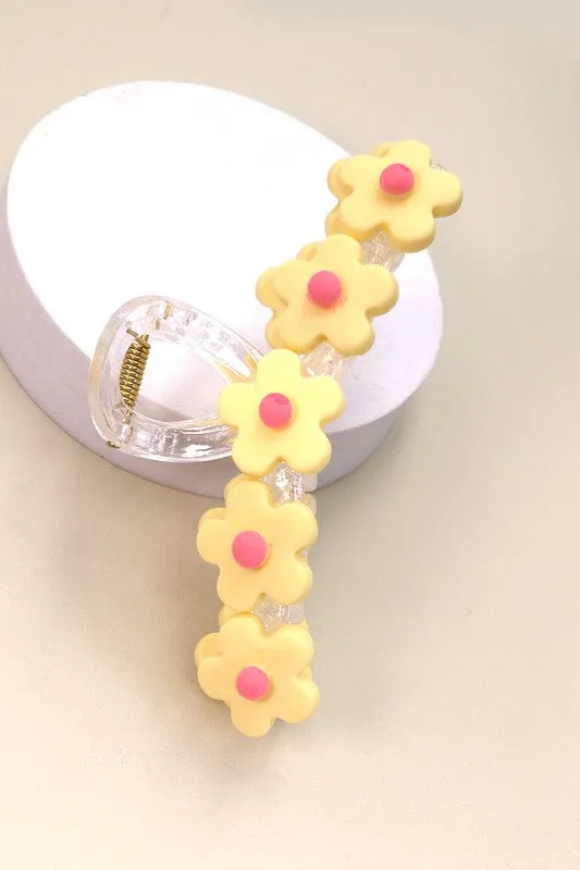 The Nadine Floral Hair Claw Clip