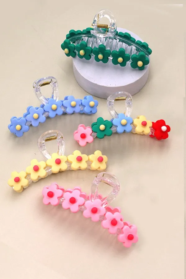 The Nadine Floral Hair Claw Clip
