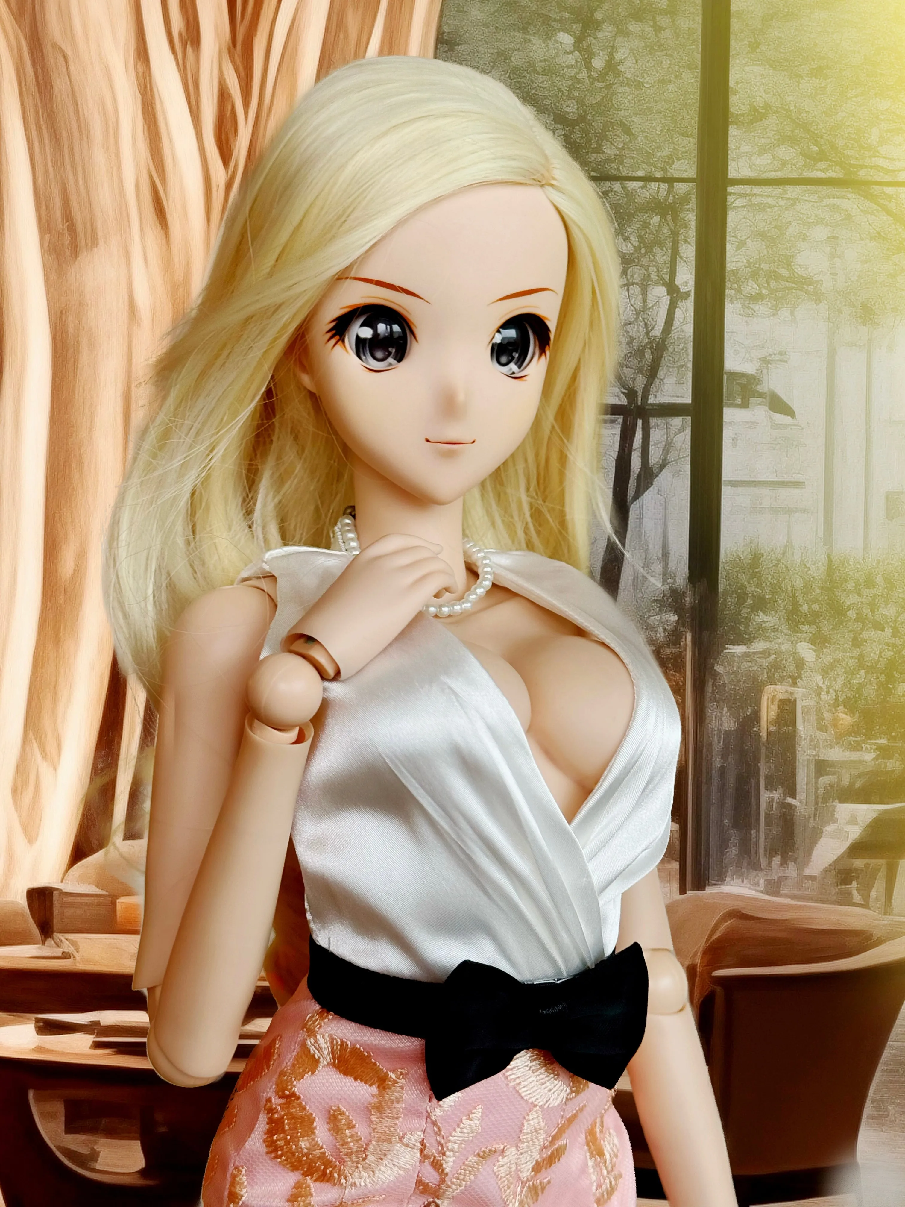 The New Year's Floral Delight Gown, made for Smartdoll / DD