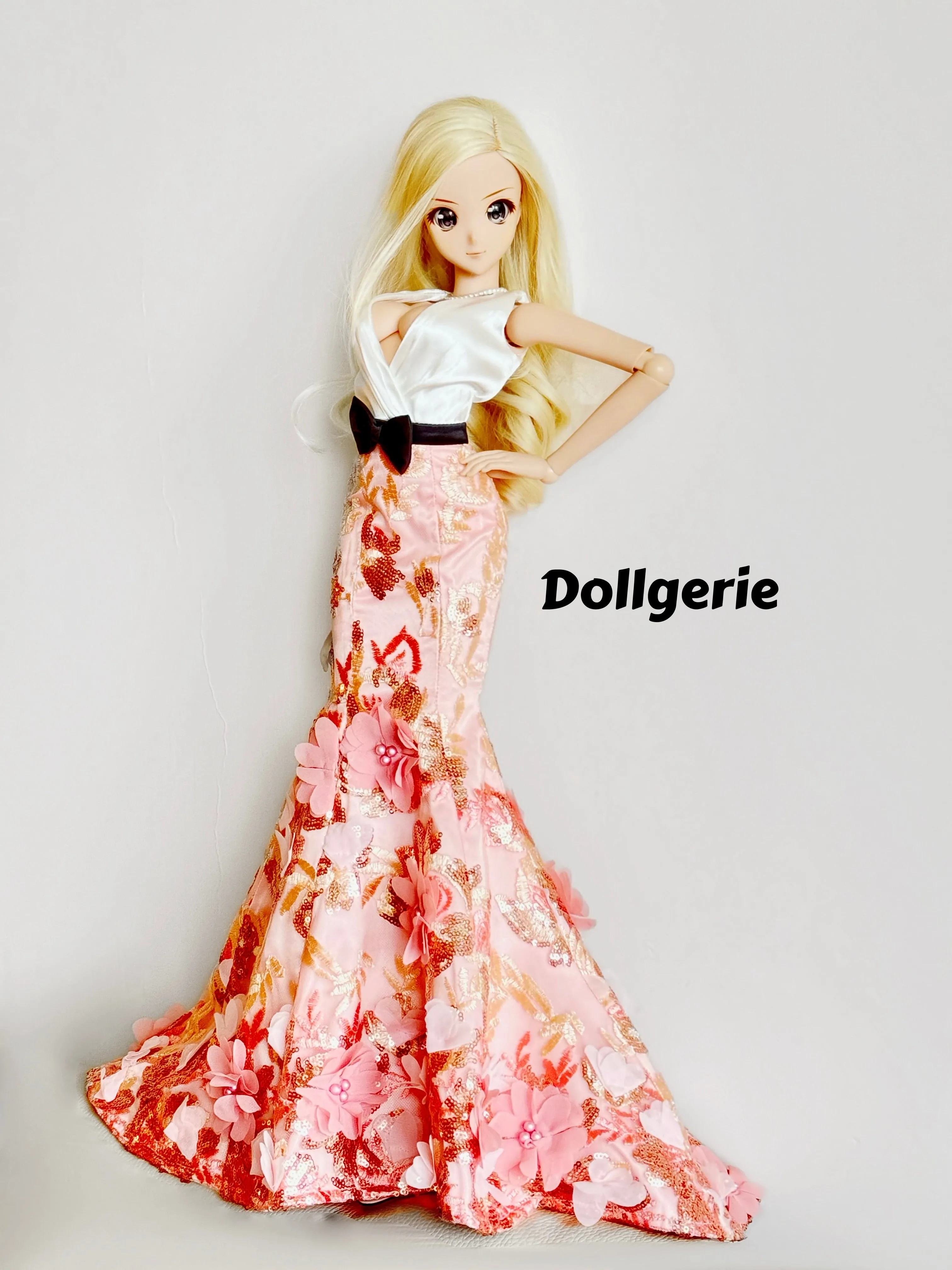 The New Year's Floral Delight Gown, made for Smartdoll / DD