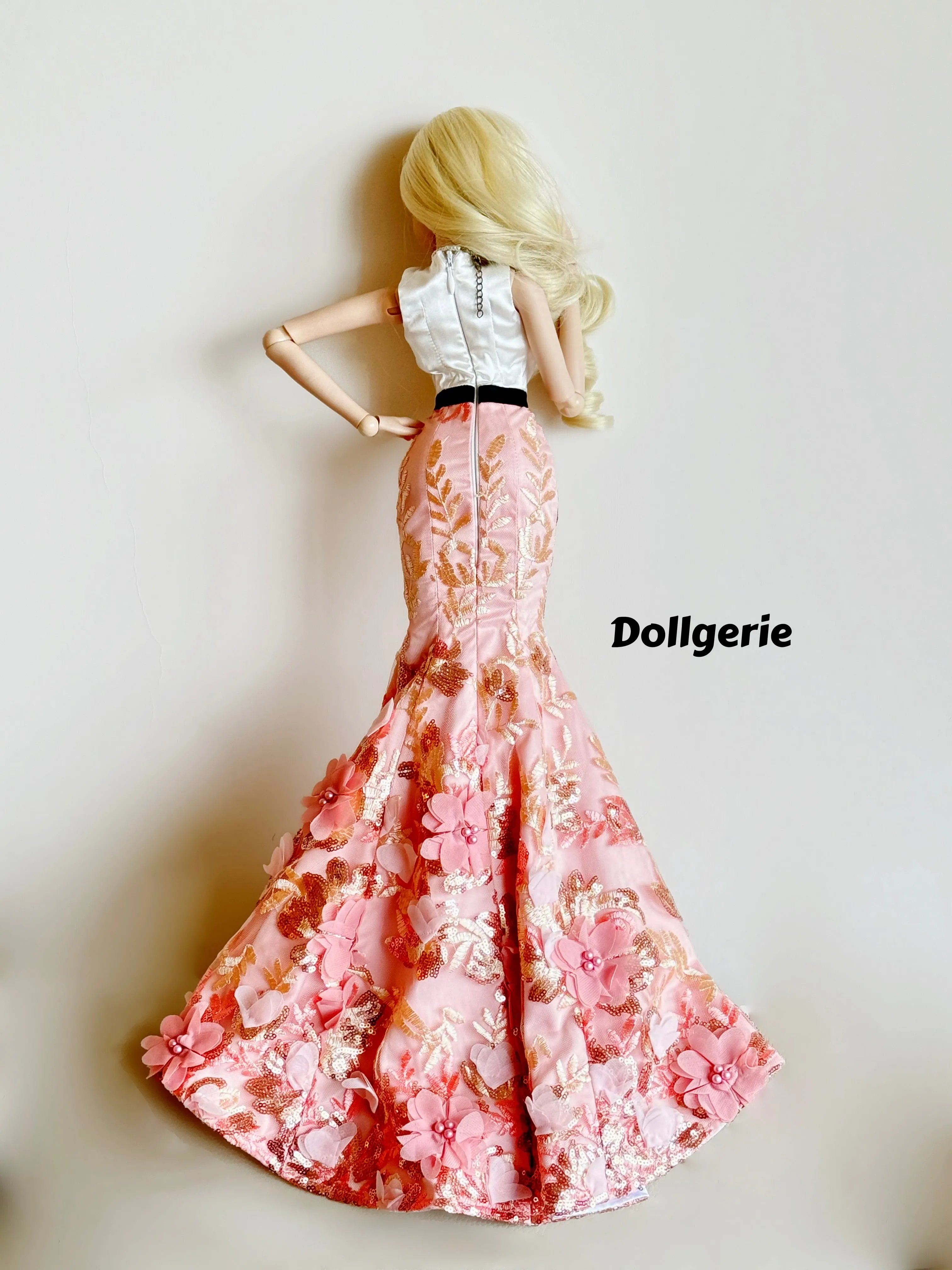 The New Year's Floral Delight Gown, made for Smartdoll / DD