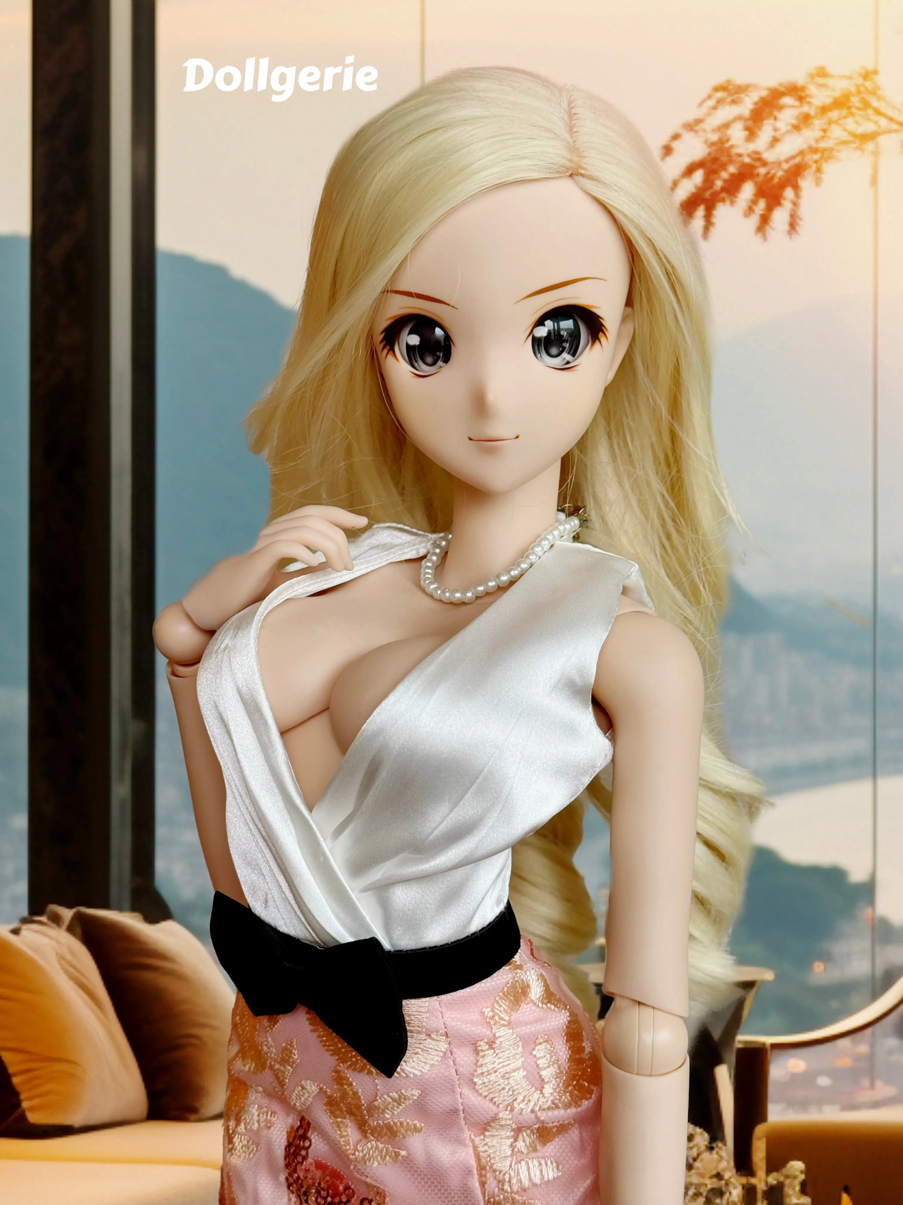 The New Year's Floral Delight Gown, made for Smartdoll / DD