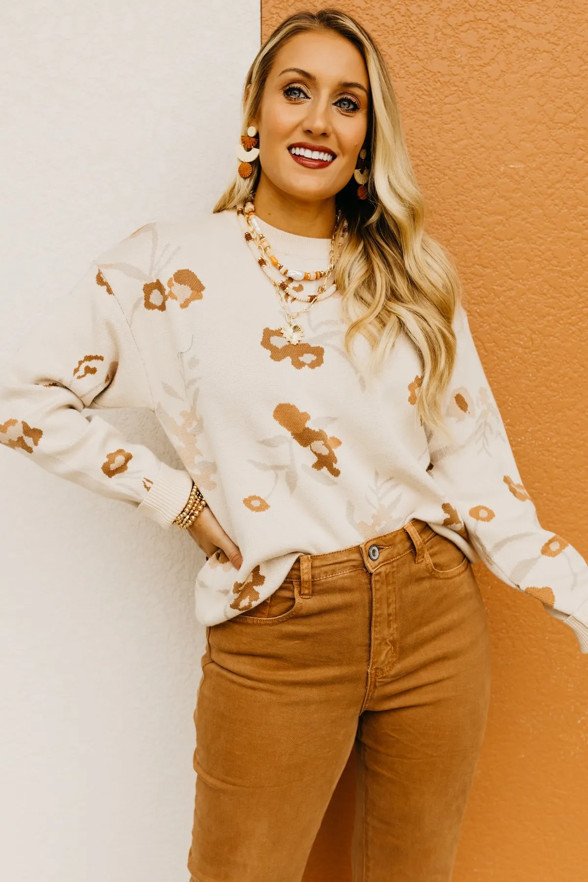 The Simon Floral Sweater