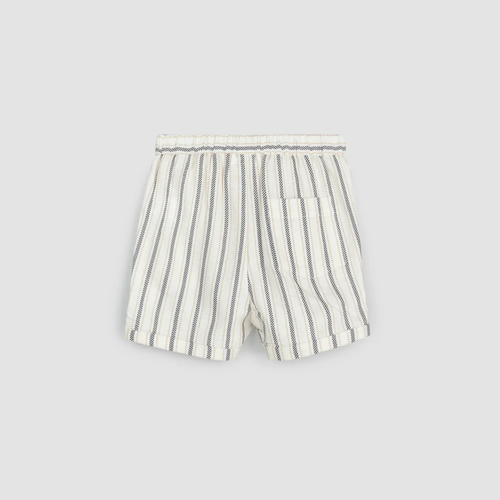 The Striped Linen-Blend Shorts - KIDS