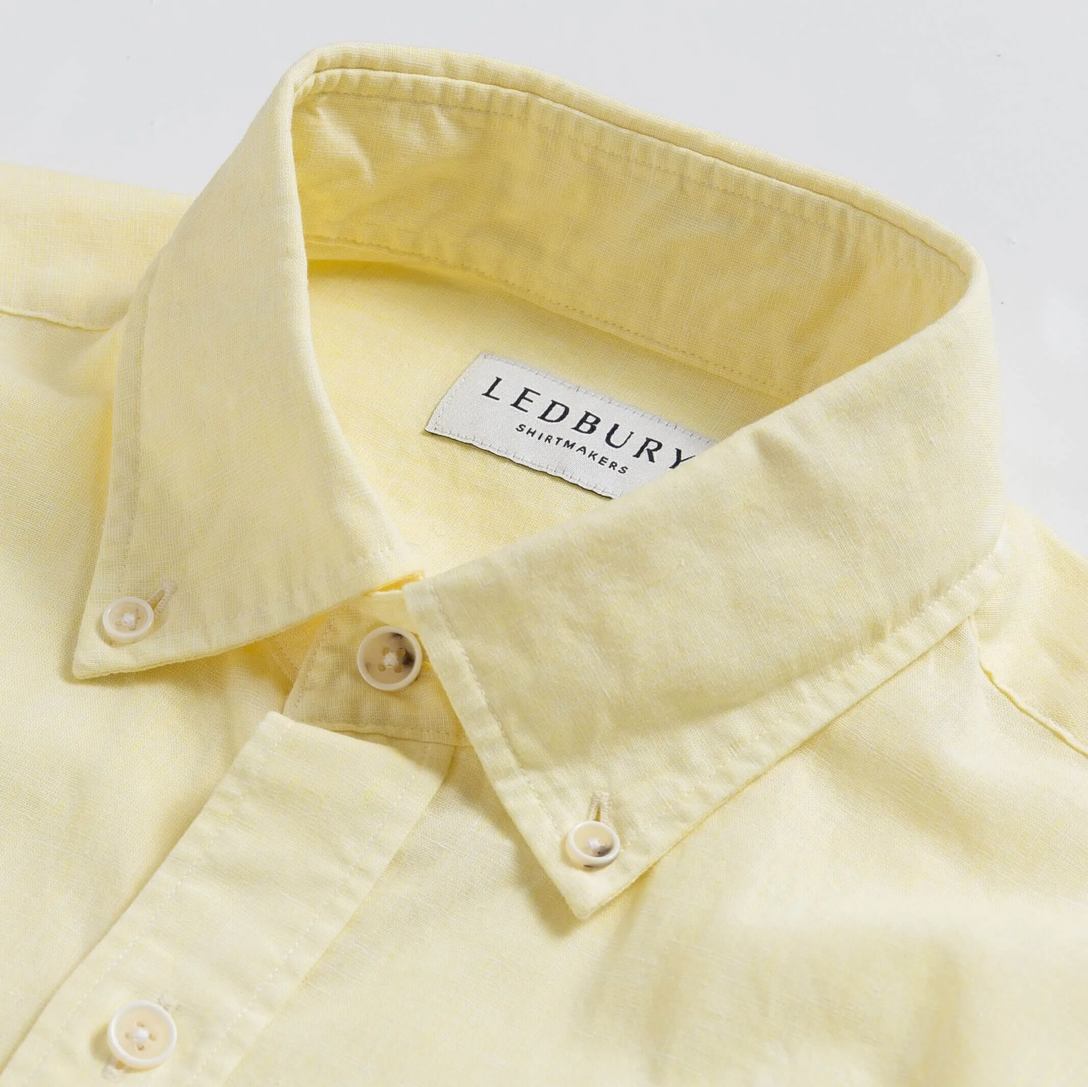The Yellow Barretto Cotton Linen Custom Shirt