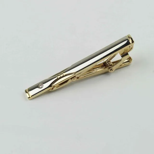 Tie Clip Classic Simple Style Pin Clasp Bar