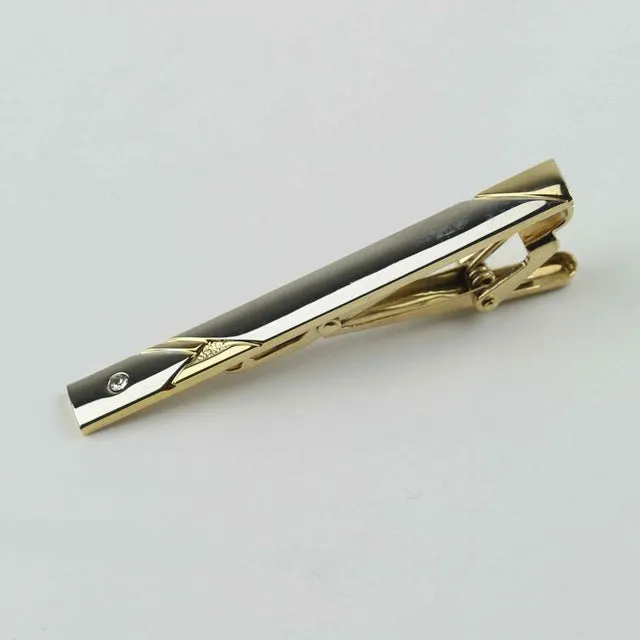 Tie Clip Classic Simple Style Pin Clasp Bar