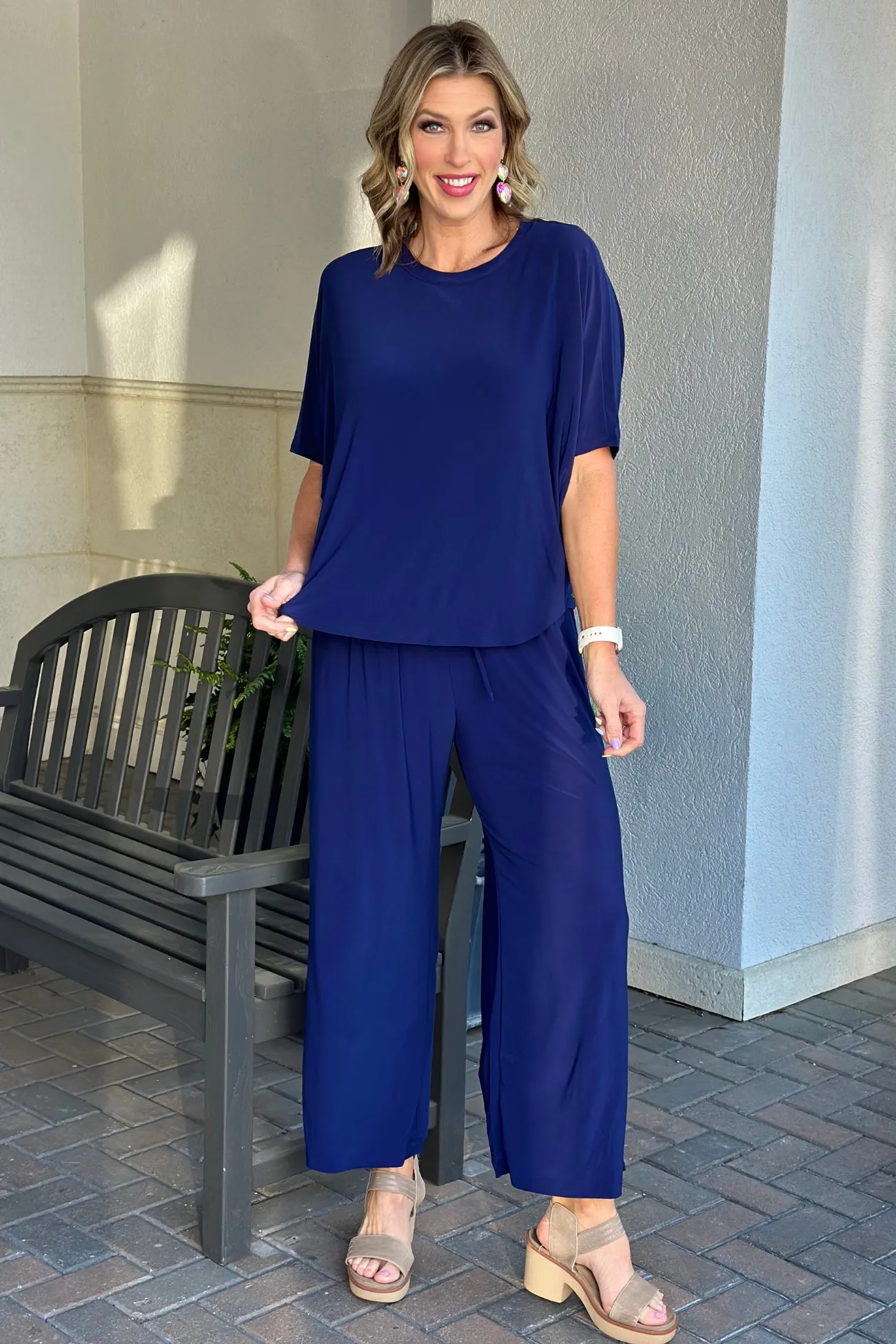 TPN Casual Vibes With A Touch Of Effortless Style Set in Navy