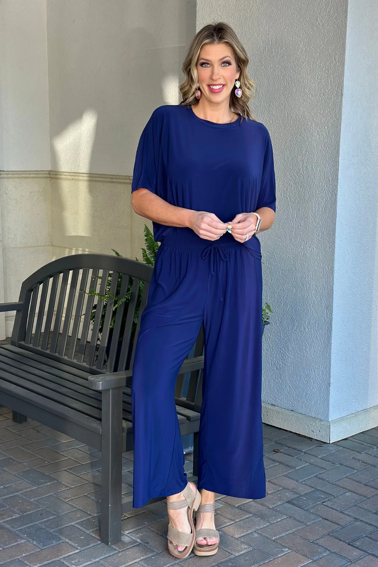 TPN Casual Vibes With A Touch Of Effortless Style Set in Navy