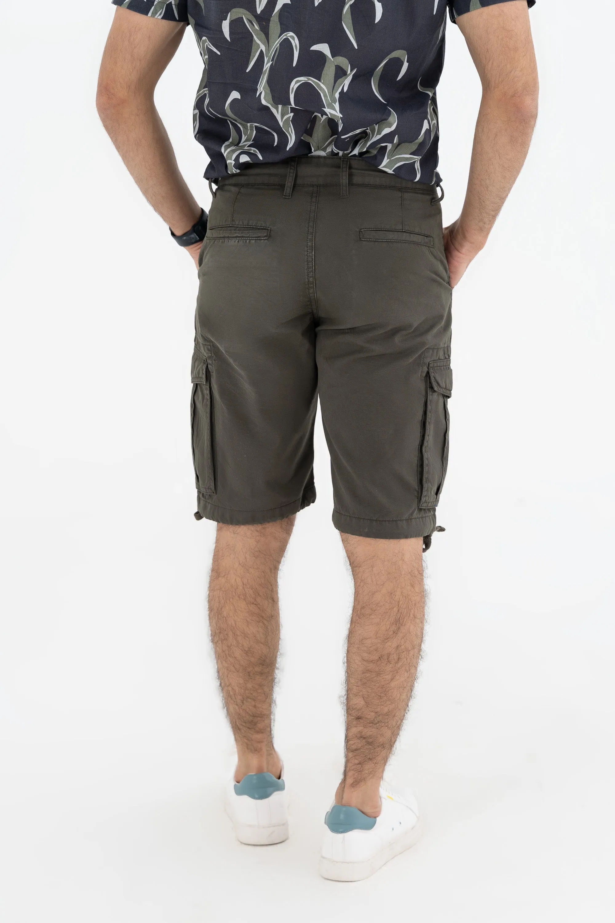 Trendy Olive Shorts