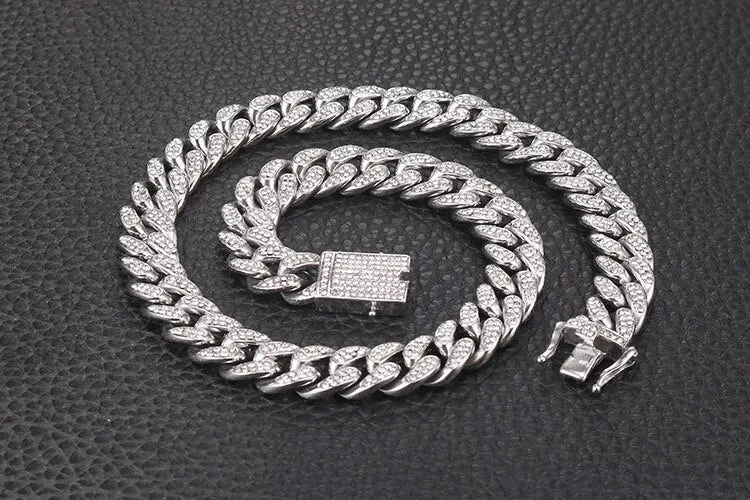 Trendy Stainless Steel Chain Chokers For Men