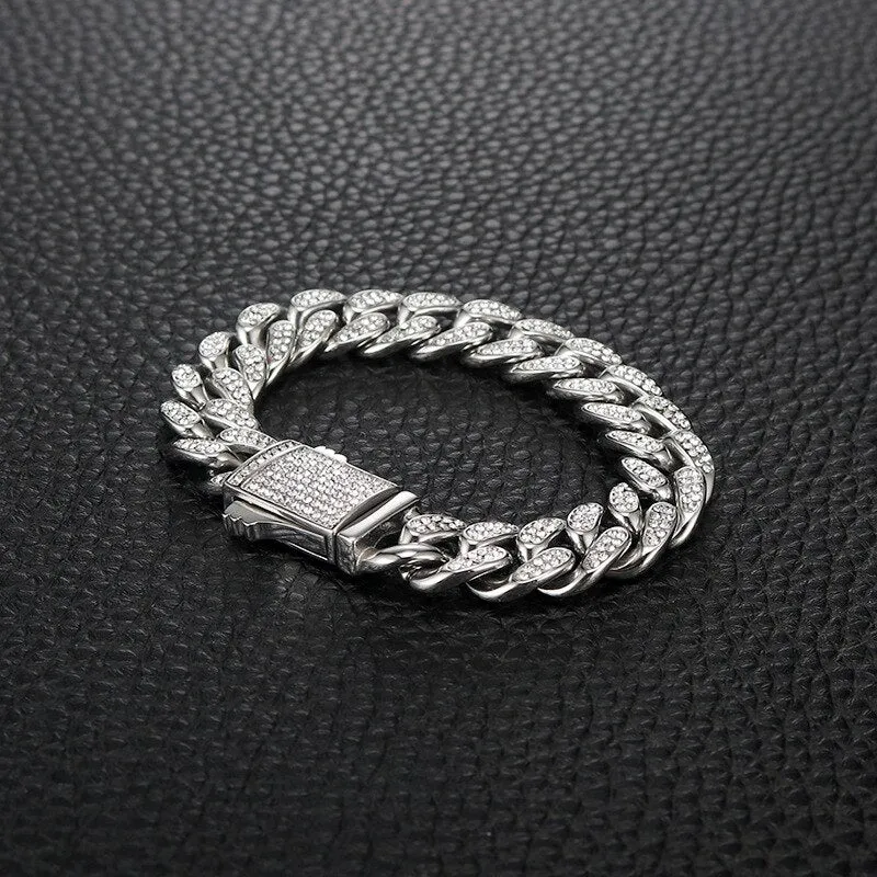 Trendy Stainless Steel Chain Chokers For Men