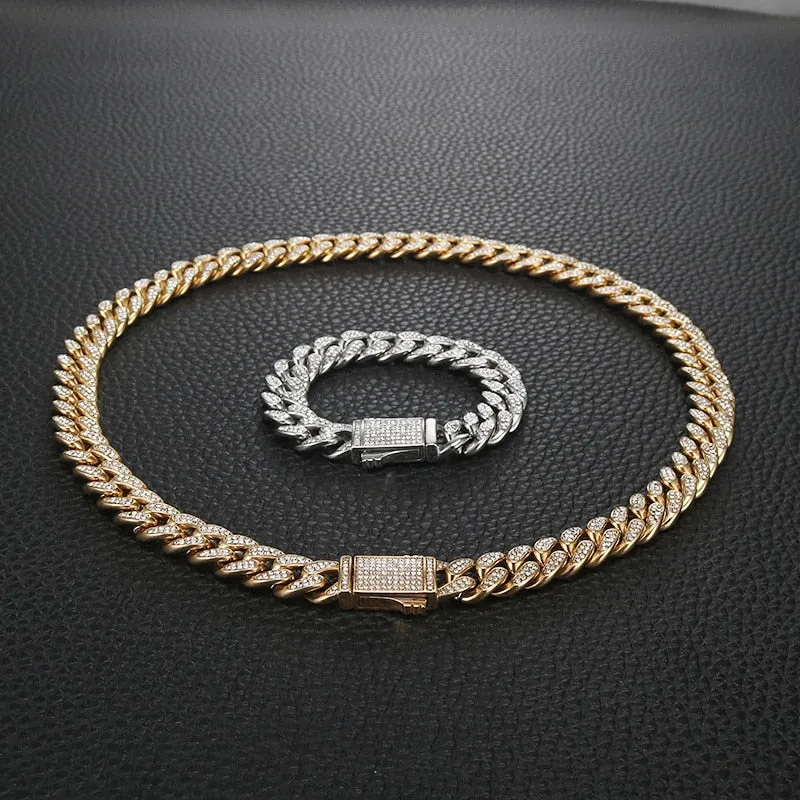 Trendy Stainless Steel Chain Chokers For Men