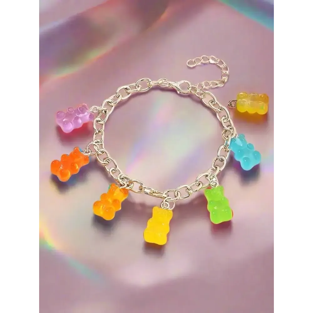 Trendy Y2K Bracelet with Colorful Beads for Daily Wear