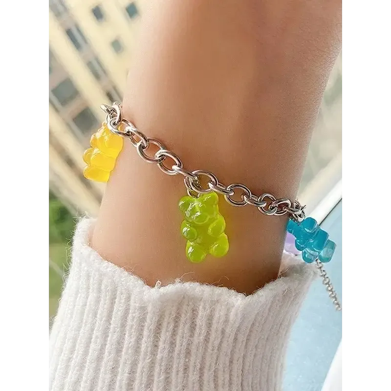 Trendy Y2K Bracelet with Colorful Beads for Daily Wear