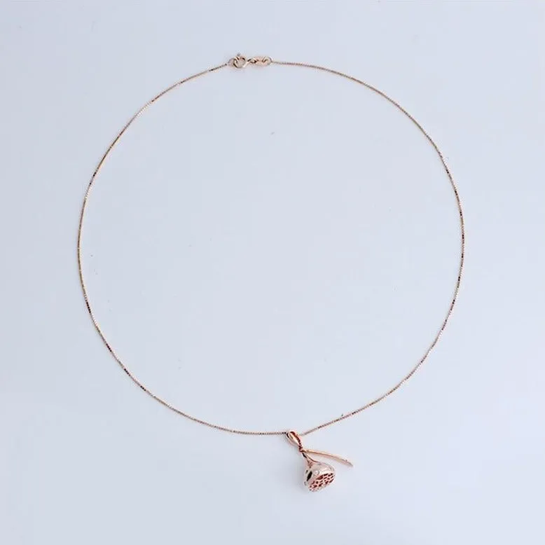 Unique White Sapphire Pendant Necklace Gold Chain Jewelry For Women