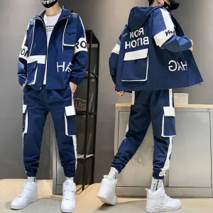 Urban Edge: Men's Casual Sports Tooling Suit
