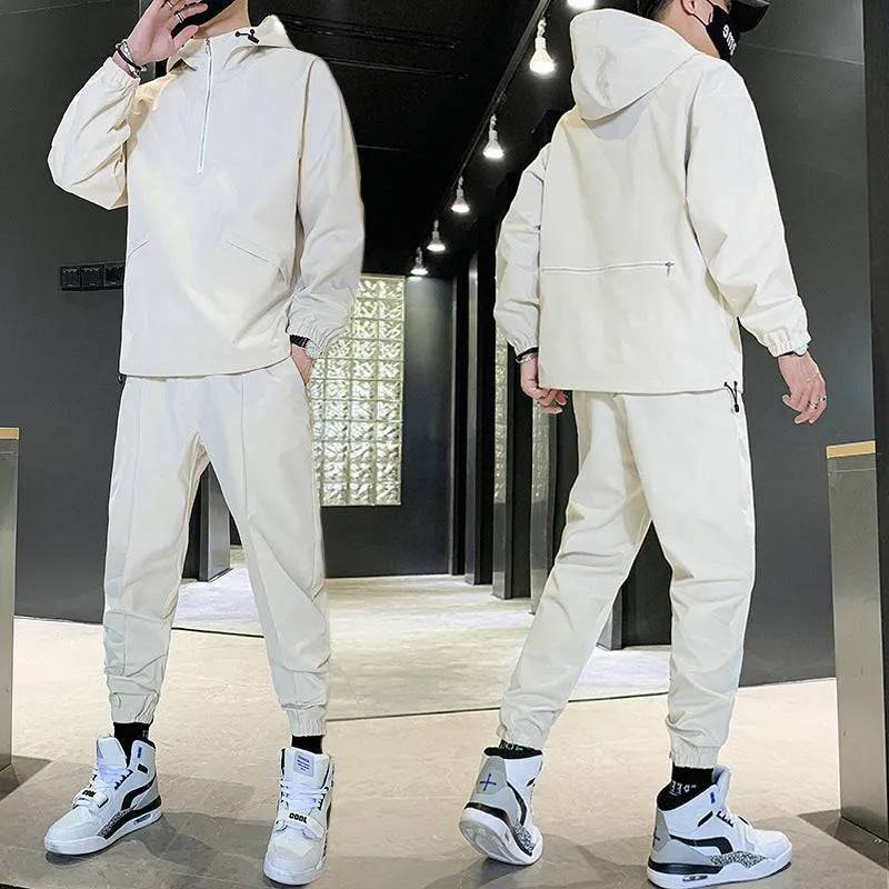 Urban Edge: Men's Casual Sports Tooling Suit