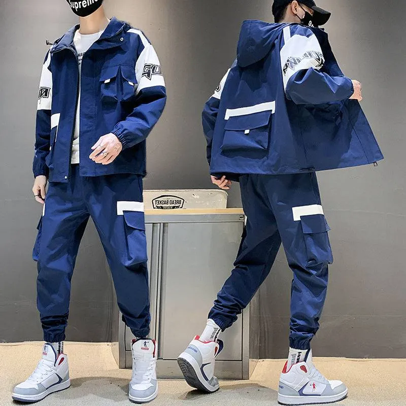 Urban Edge: Men's Casual Sports Tooling Suit