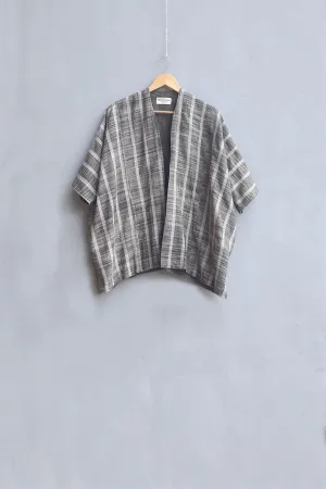 Urvashi Kaur   I  Isuzu  JACKET KUMO kala cotton slate TESSELLATE- 58