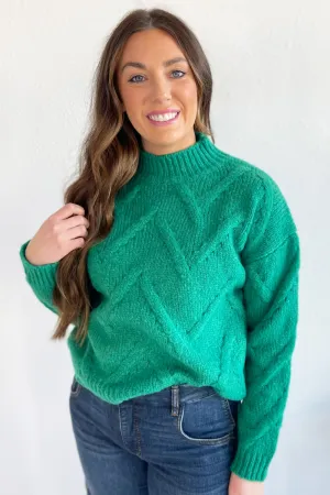 V-Pattern Sweater Pullover