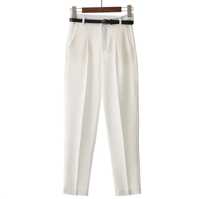 White Women Pants