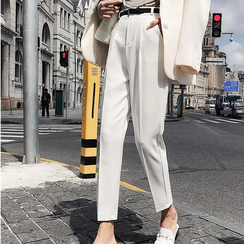 White Women Pants