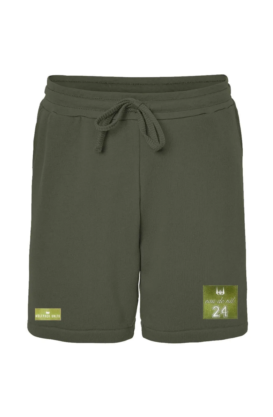 WOLFPACK UNLTD COZY PREMIUM SPONGE FLEECE SHORTS | MILITARY GREEN