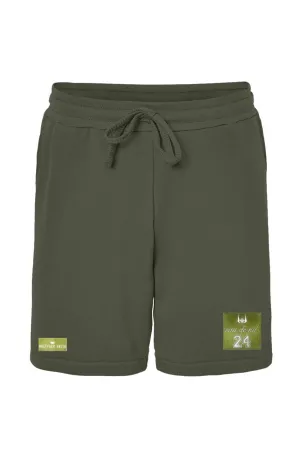 WOLFPACK UNLTD COZY PREMIUM SPONGE FLEECE SHORTS | MILITARY GREEN