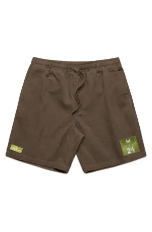 WOLFPACK UNLTD PREMIUM CORD SHORTS | WALNUT BROWN