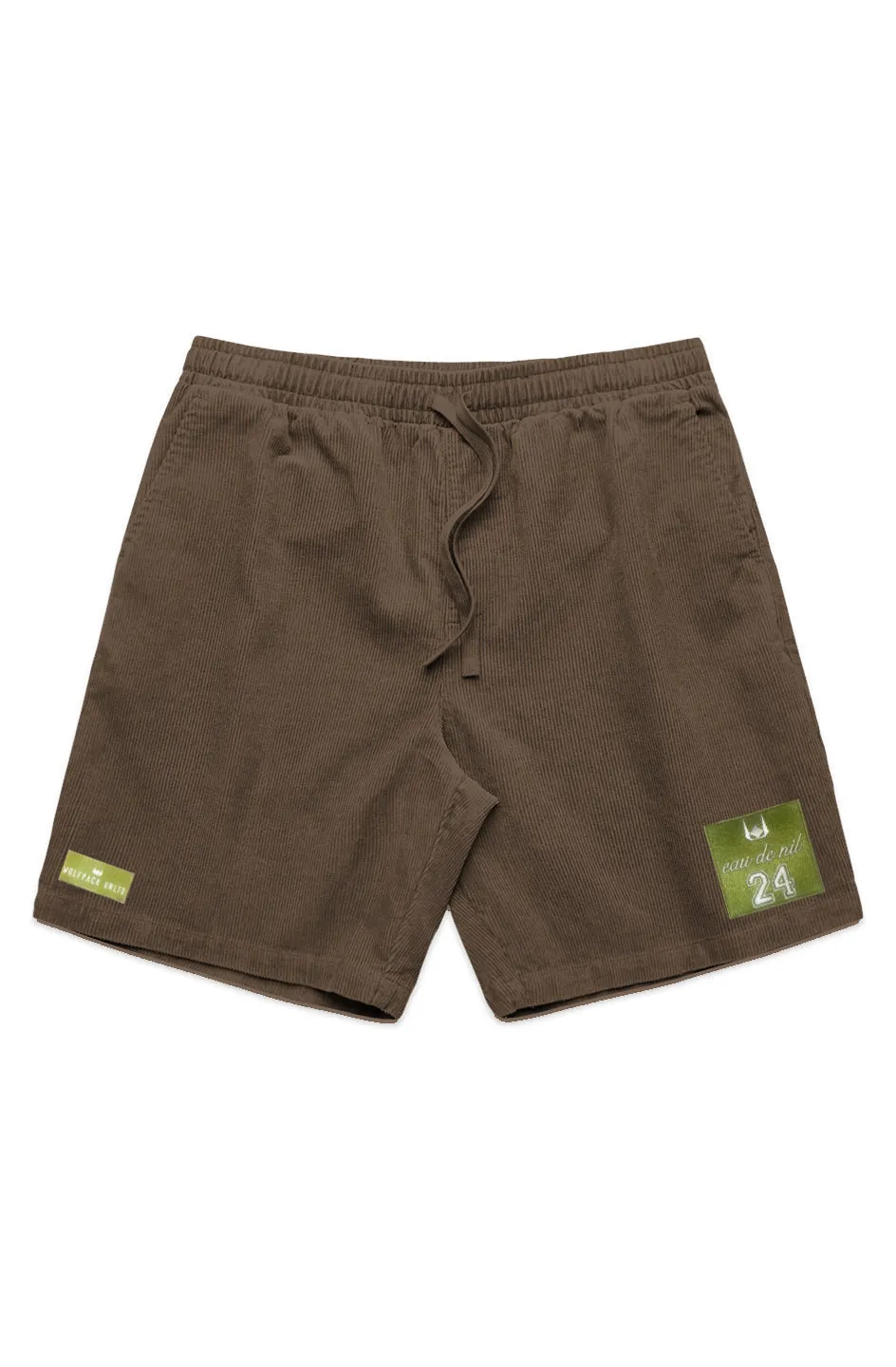 WOLFPACK UNLTD PREMIUM CORD SHORTS | WALNUT BROWN