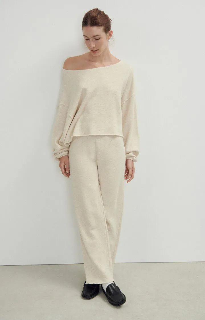 WOMEN'S JOGGERS ITONAY - MELANGE ECRU