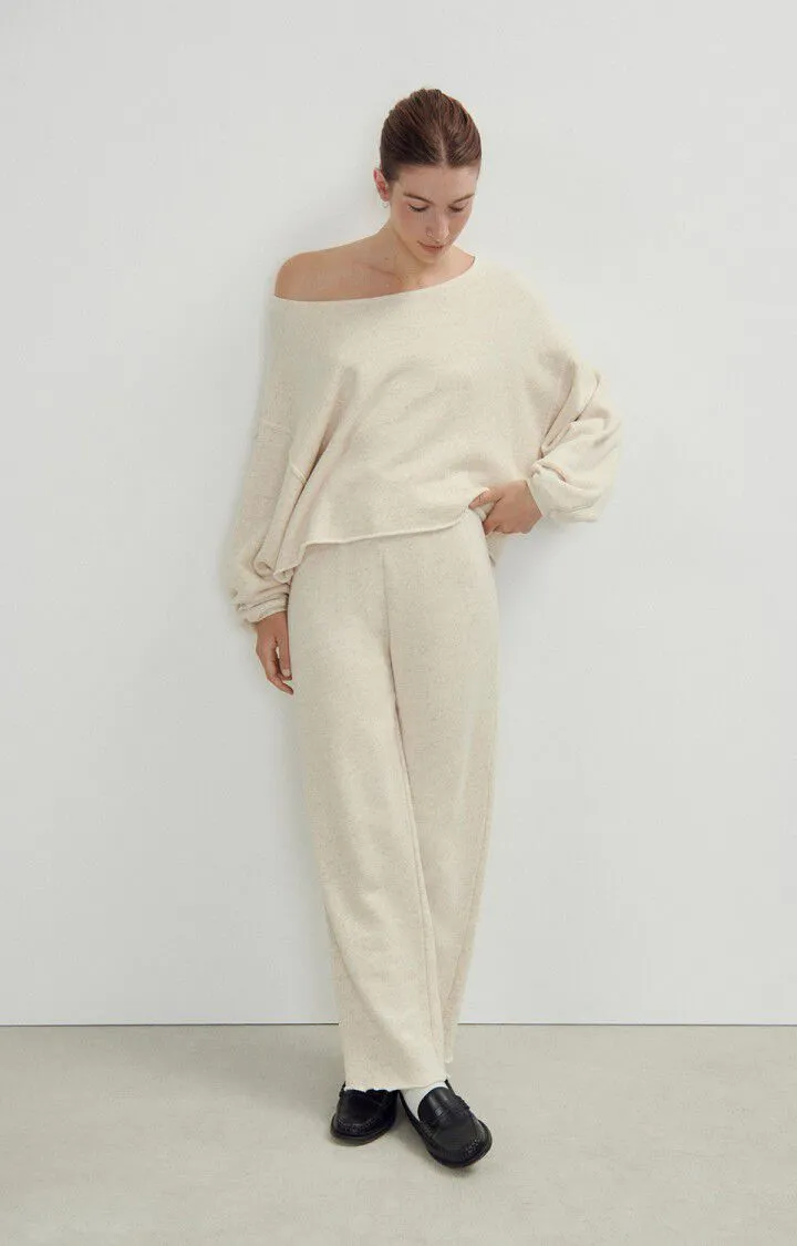 WOMEN'S JOGGERS ITONAY - MELANGE ECRU
