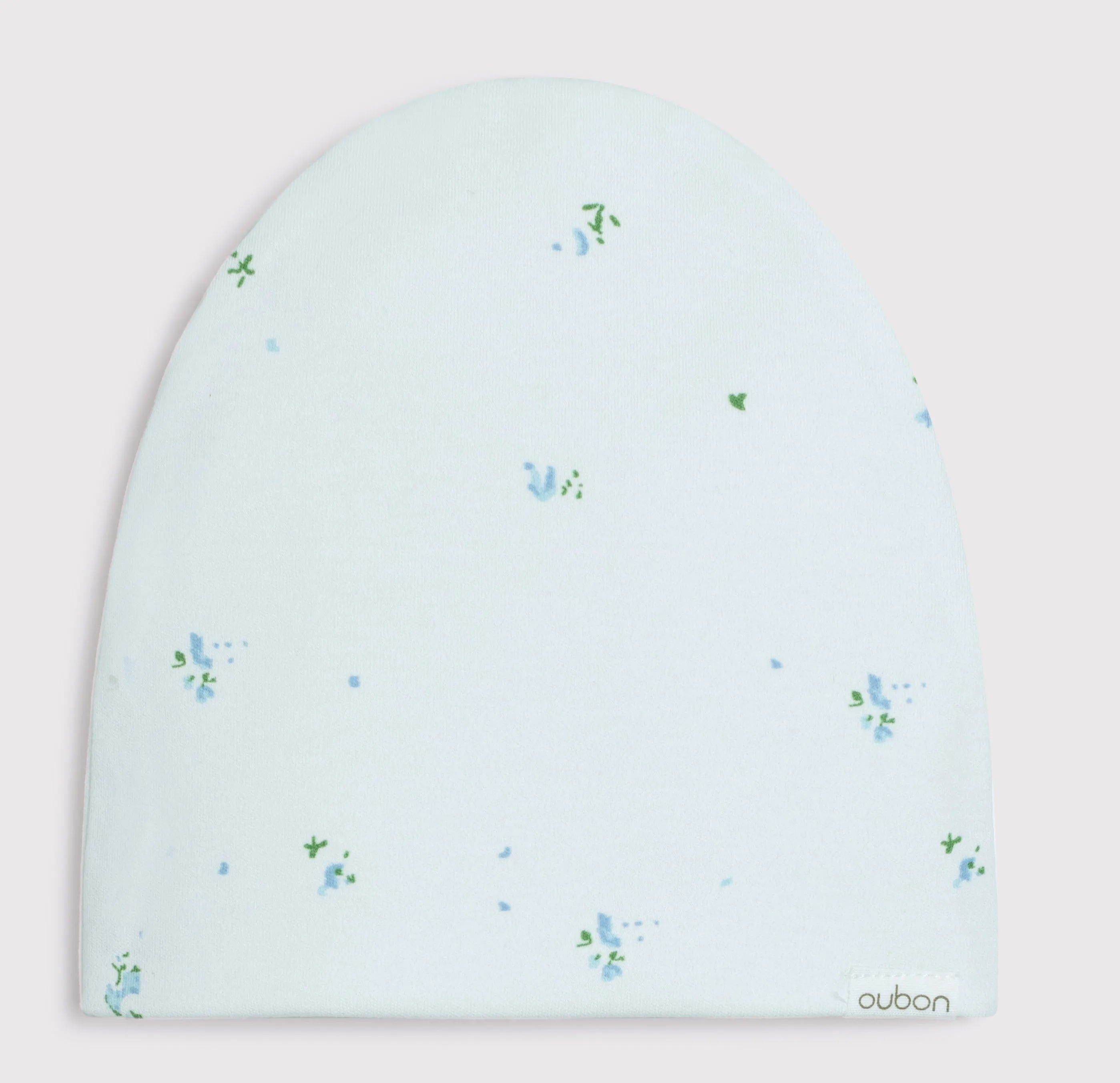 Wrap blue floral footie by Oubon