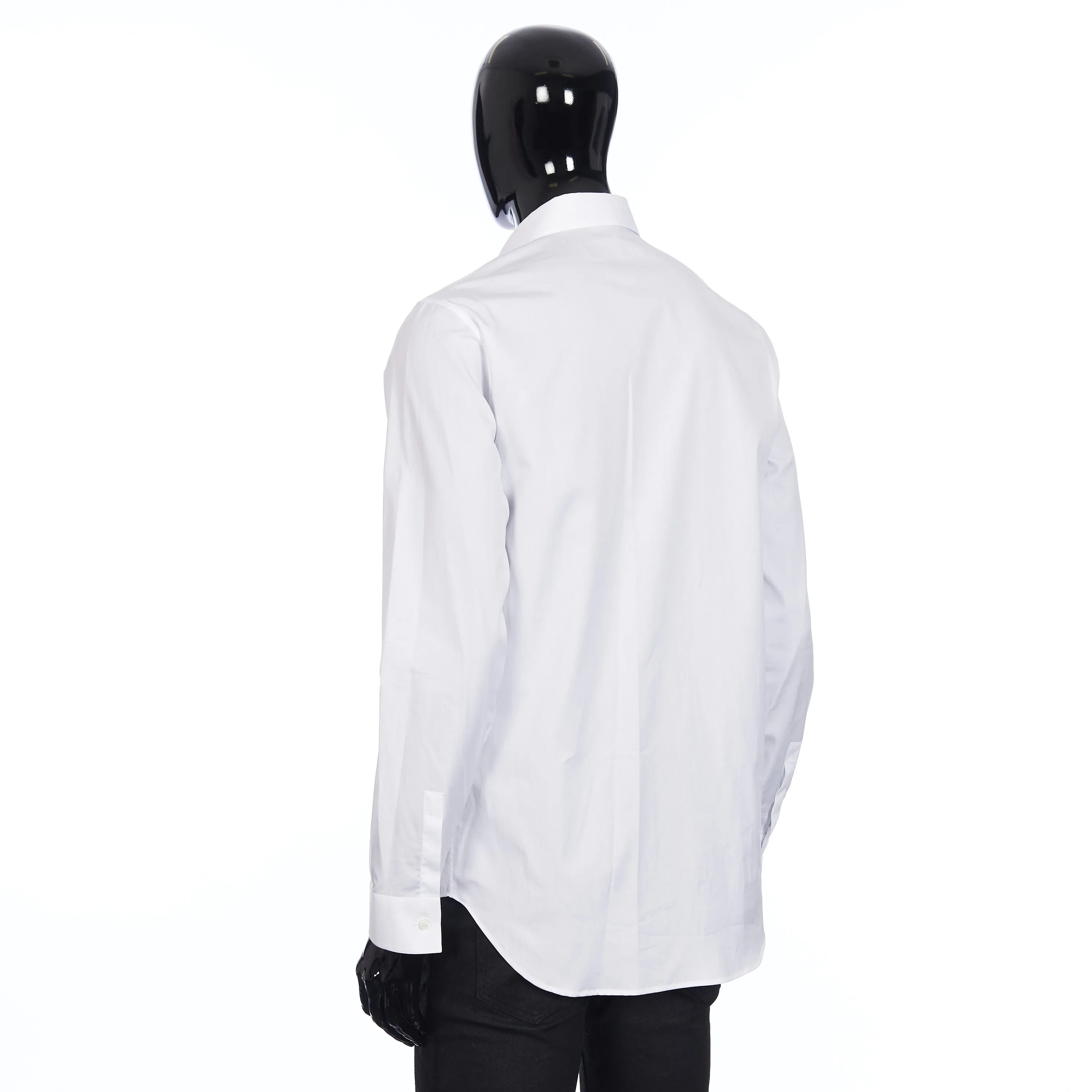 x PETER DOIG Shirt In White Cotton Poplin