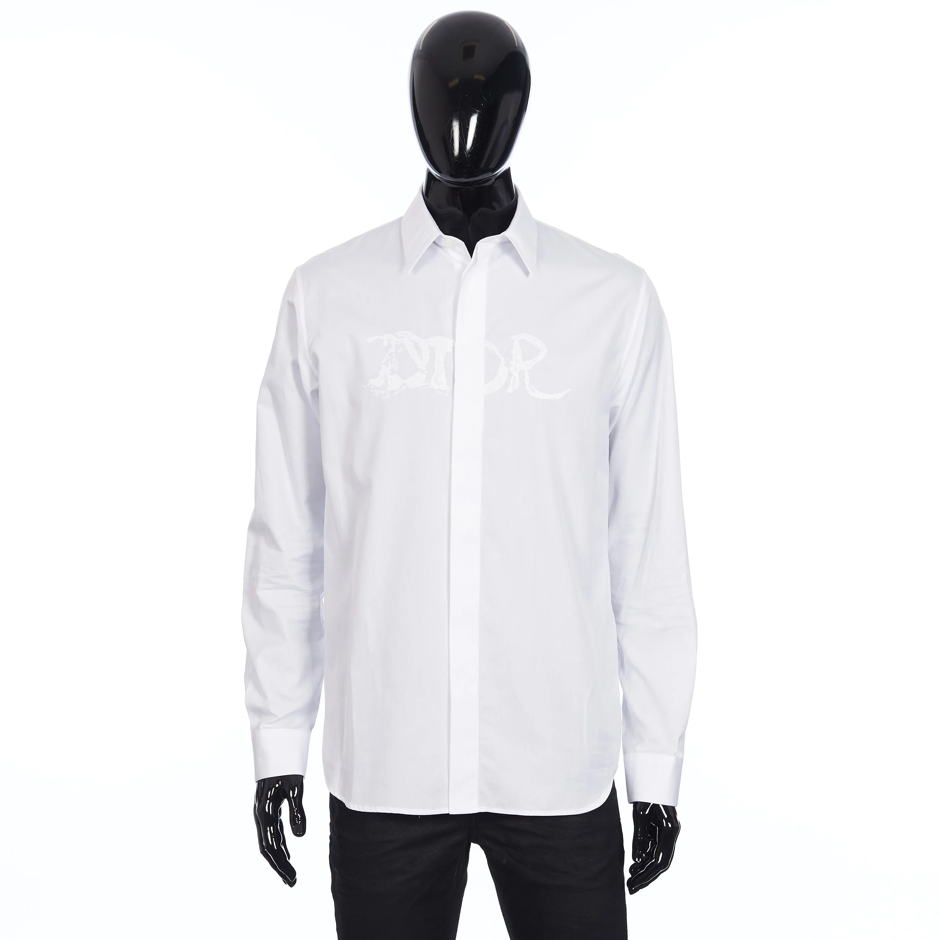 x PETER DOIG Shirt In White Cotton Poplin