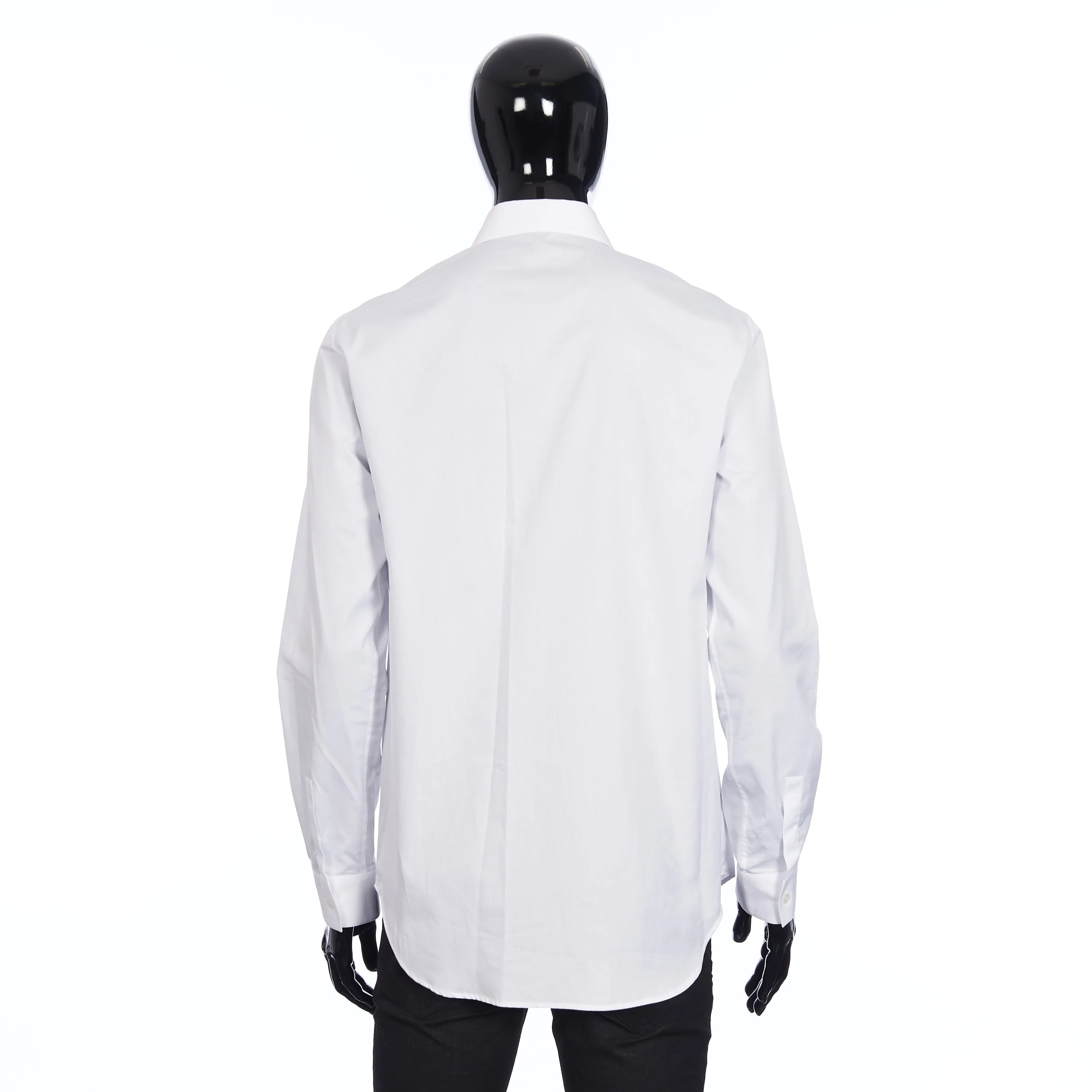 x PETER DOIG Shirt In White Cotton Poplin