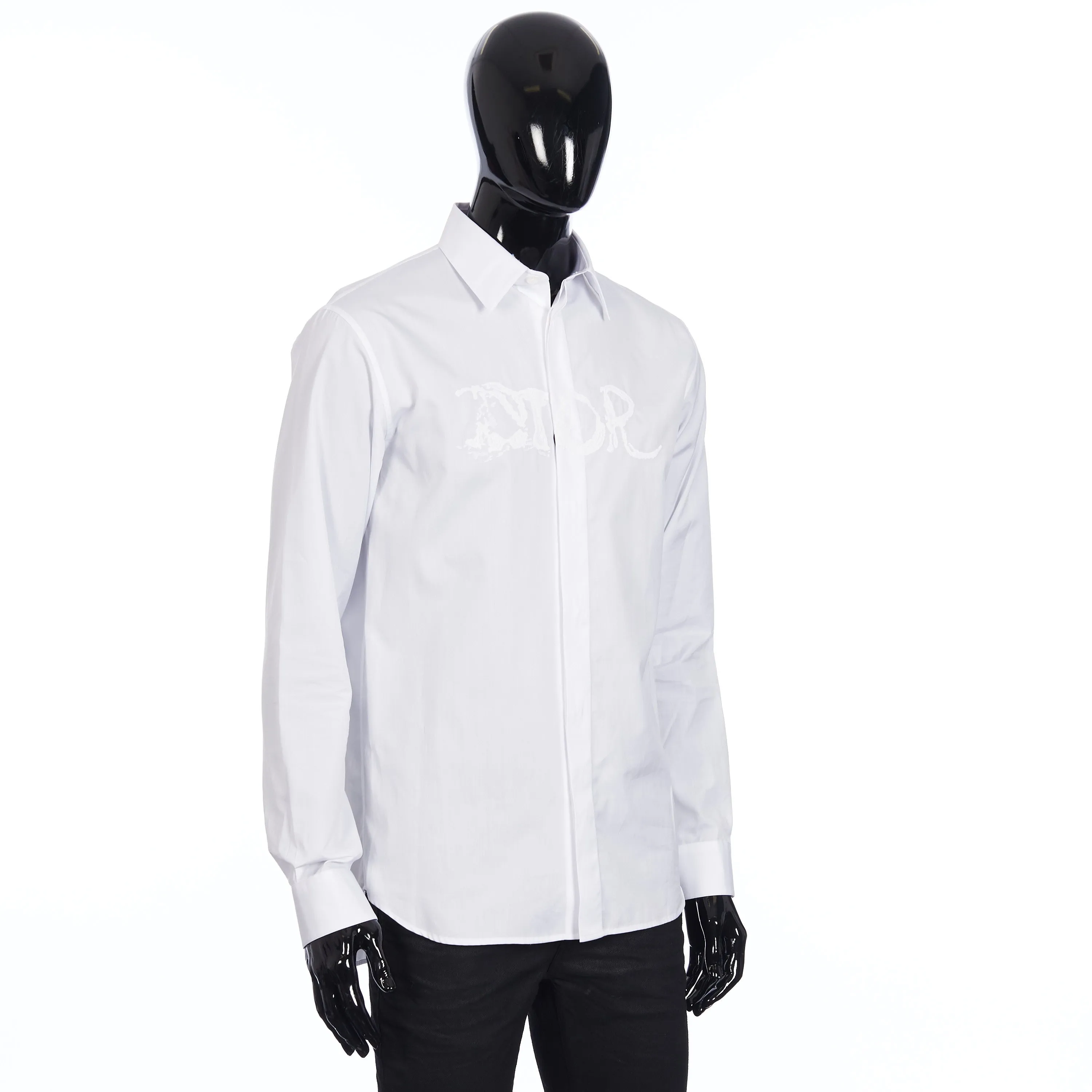 x PETER DOIG Shirt In White Cotton Poplin