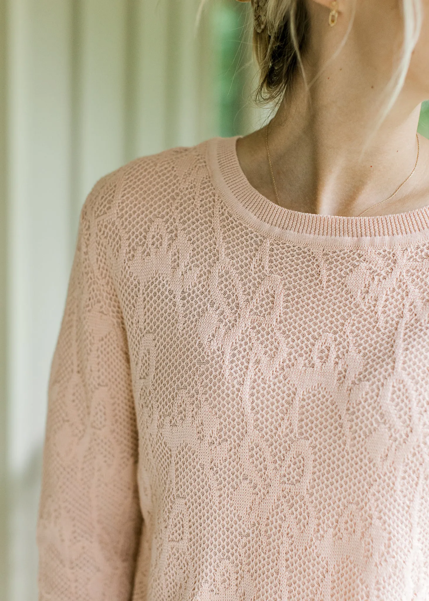 XZ Pink Bows Sweater