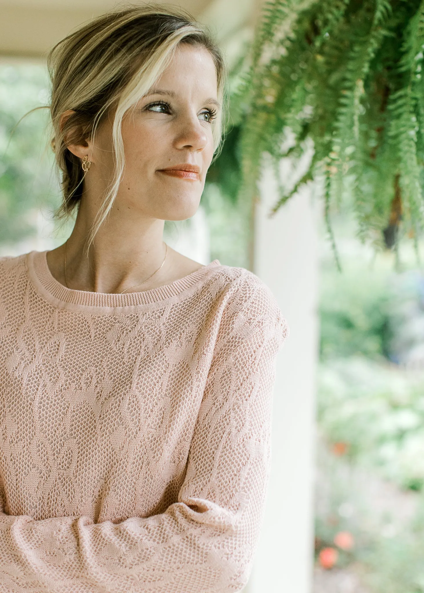 XZ Pink Bows Sweater