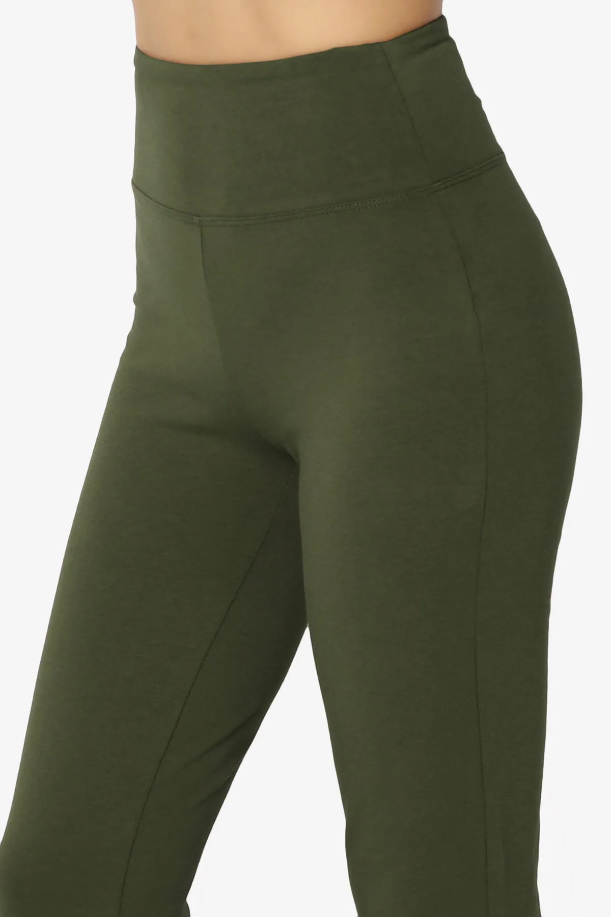 Zaylee Raw Hem Flared Comfy Yoga Pants PLUS